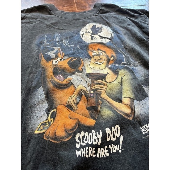 Vintage 90s Scooby Doo T-Shirt READ BELOW 1996 Cartoon Network - Picture 2 of 12